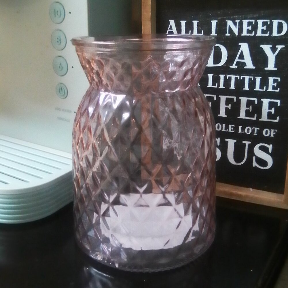 Pink Glass Vase
